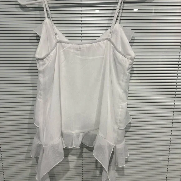 Forever 21 White Layered Ruffle Camisole - Picture 6 of 6